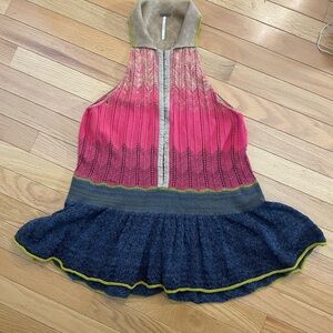 Free People Multicolor Knit Top